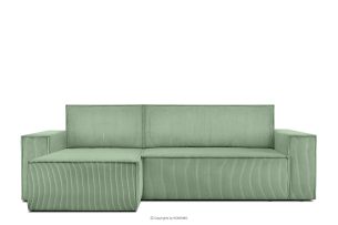NAPI, https://konsimo.de/kollektion/napi/ Mehrzweck-Ecksofa mit Schlaffunktion mint rechts/links Minze - Foto