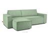 NAPI Mehrzweck-Ecksofa mit Schlaffunktion mint rechts/links Minze - Foto 4