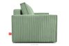 NAPI 3-Sitzer Schlafsofa mit Ausziehbar mint Minze - Foto 4