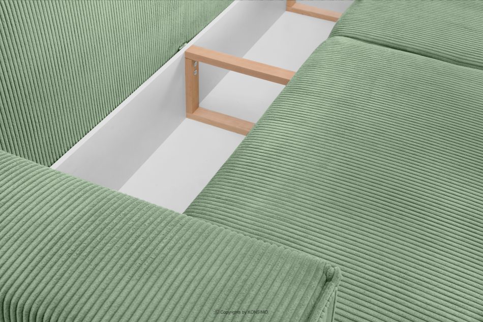 NAPI 3-Sitzer Schlafsofa mit Ausziehbar mint Minze - Foto 10