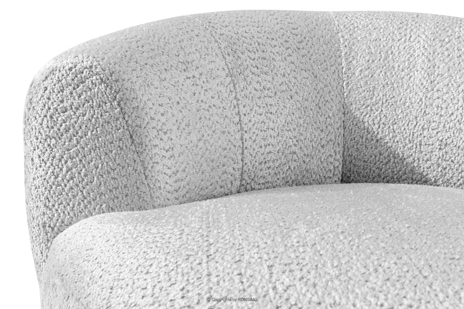 VIRA Chenille-Stoff Drehsessel grau grau - Foto 8