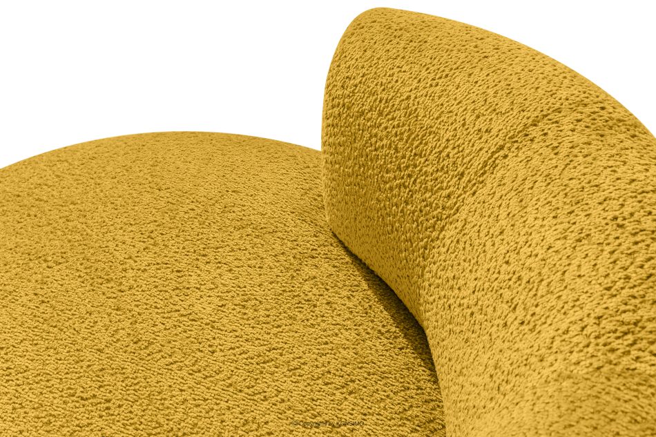 VIRA Drehsessel Chenille-Stoff gelb gelb - Foto 6
