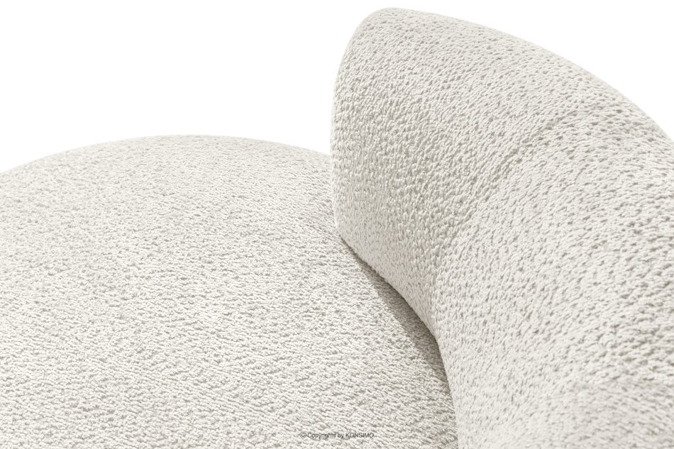 VIRA Chenille-Stoff Drehsessel weiß weiß - Foto 6