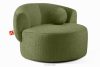 VIRA Drehsessel Chenille-Stoff oliv oliv - Foto 3