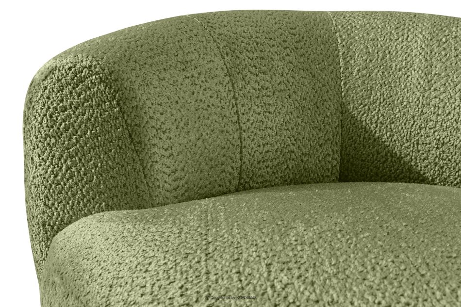 VIRA Drehsessel Chenille-Stoff oliv oliv - Foto 8