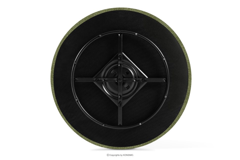 VIRA Drehsessel Chenille-Stoff oliv oliv - Foto 10