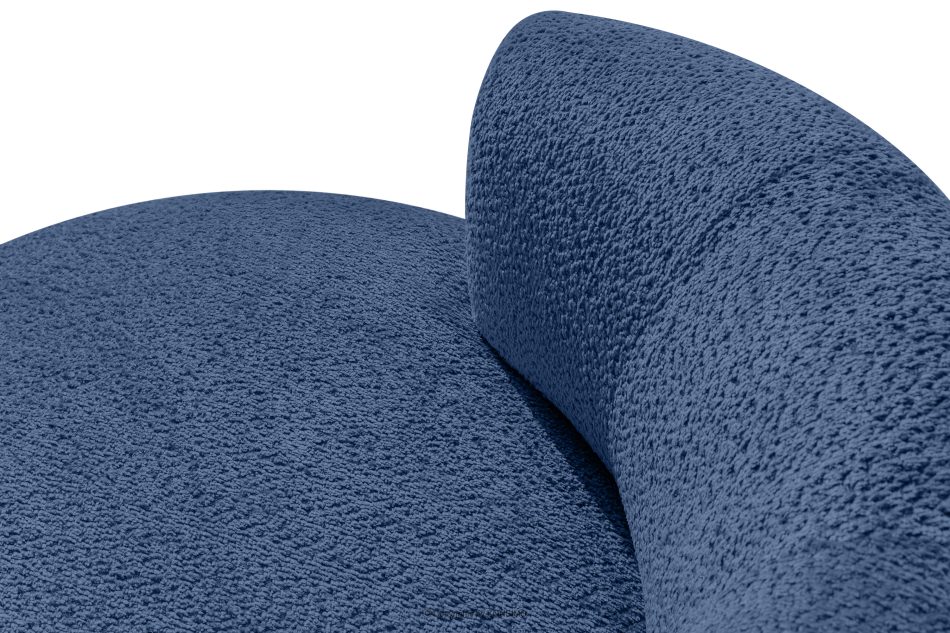 VIRA Chenille-Stoff Drehsessel blau blau - Foto 6