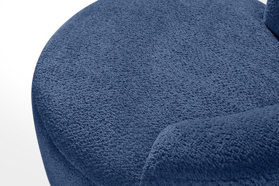 VIRA Chenille-Stoff Drehsessel blau blau - Foto 7