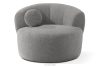 VIRA Japandi Boucle-Drehsessel grau grau - Foto 6