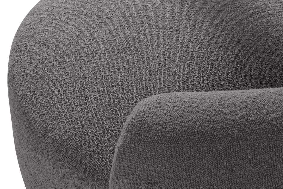 VIRA Sessel Japandi Boucle dunkelgrau dunkelgrau - Foto 7