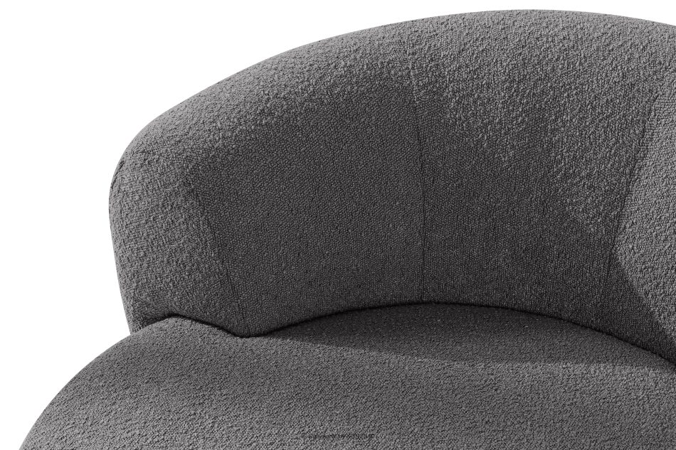 VIRA Sessel Japandi Boucle dunkelgrau dunkelgrau - Foto 8