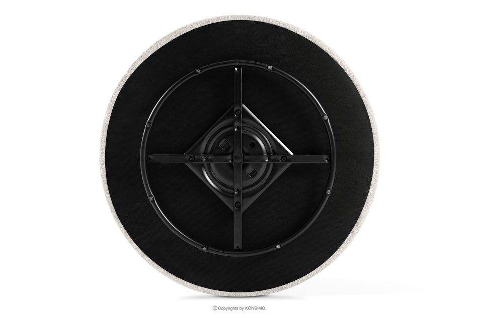 VIRA Japandi Bouclé-Drehsessel weiß weiß - Foto 10