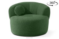 Sessel Japandi Boucle grün