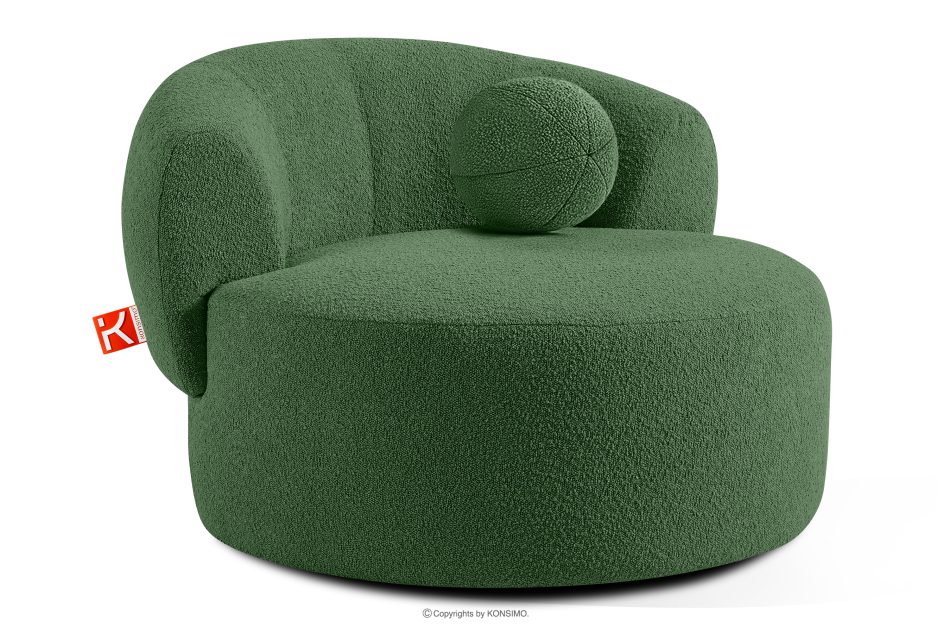 VIRA Sessel Japandi Boucle grün grün - Foto 2