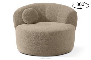 VIRA, https://konsimo.de/kollektion/vira/ Sessel Japandi Boucle beige beige - Foto