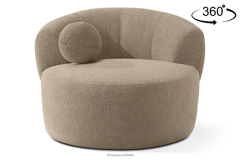 VIRA Sessel Japandi Boucle beige beige - Foto 0