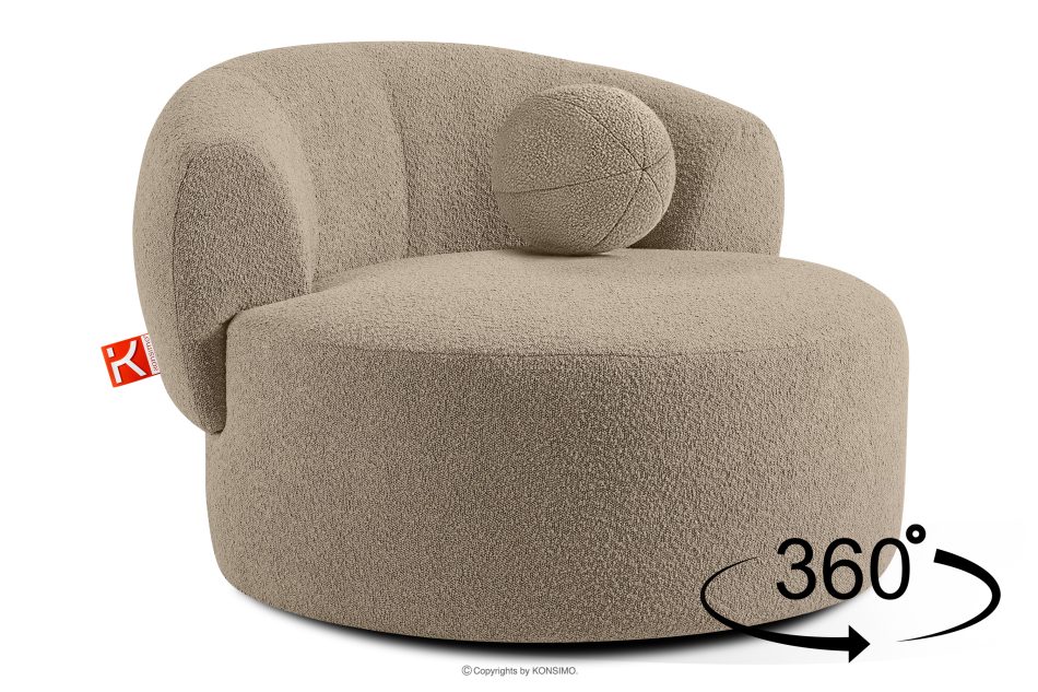 VIRA Sessel Japandi Boucle beige beige - Foto 4