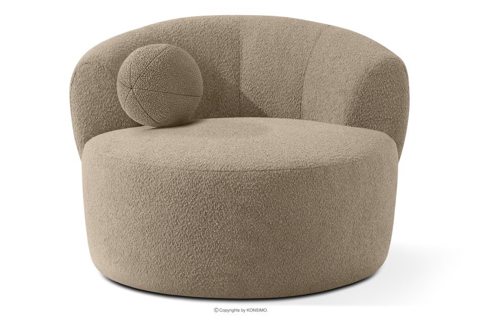 VIRA Sessel Japandi Boucle beige beige - Foto 5