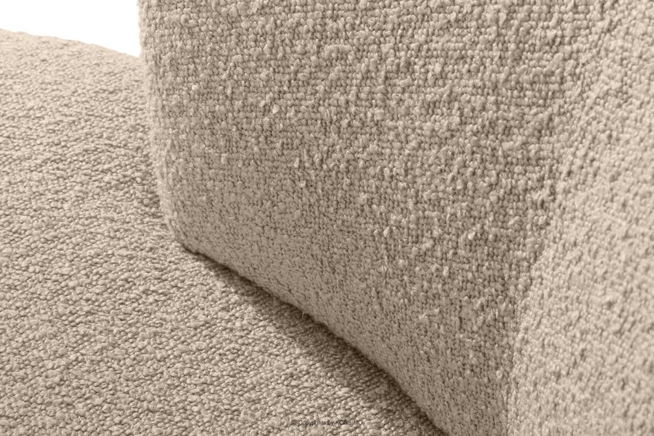 VIRA Japandi Bouclé-Drehsessel hellbeige hellbeige - Foto 9