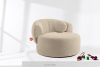 VIRA Japandi Bouclé-Drehsessel hellbeige hellbeige - Foto 2