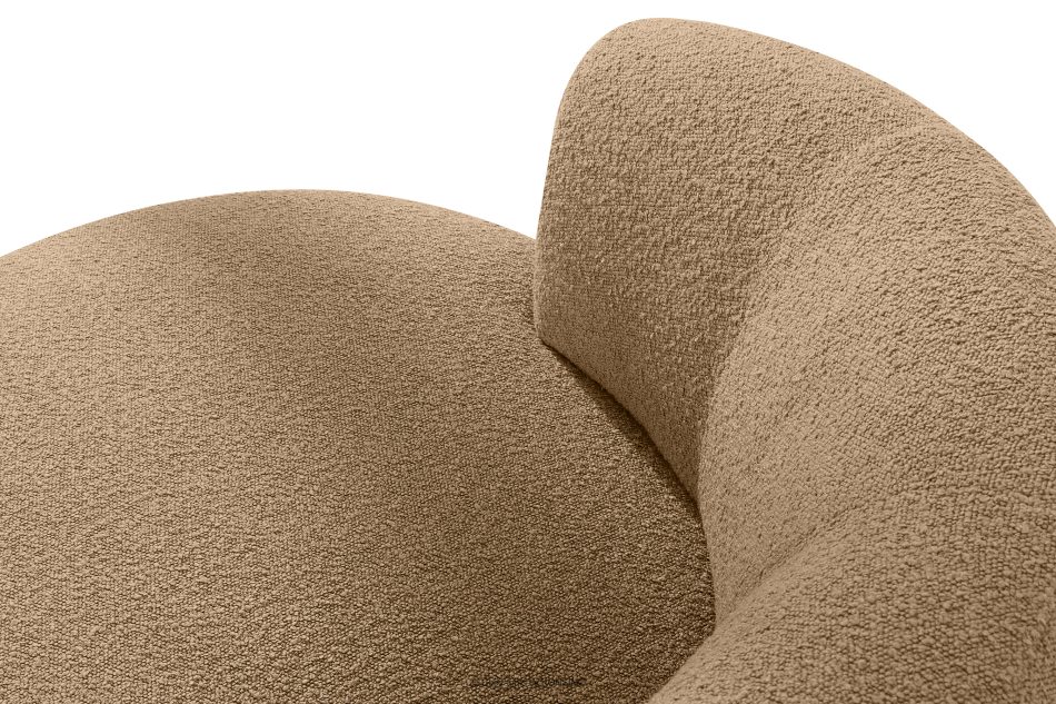 VIRA Sessel Japandi Boucle dunkelbeige dunkelbeige - Foto 6