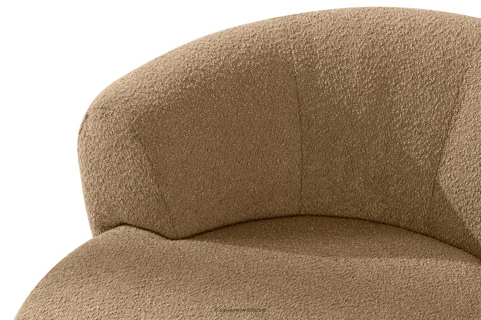 VIRA Sessel Japandi Boucle dunkelbeige dunkelbeige - Foto 8