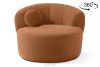 Sessel Japandi Boucle rot