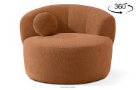 Sessel Japandi Boucle rot