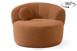 VIRA, https://konsimo.de/kollektion/vira/ Sessel Japandi Boucle rot rot - Foto