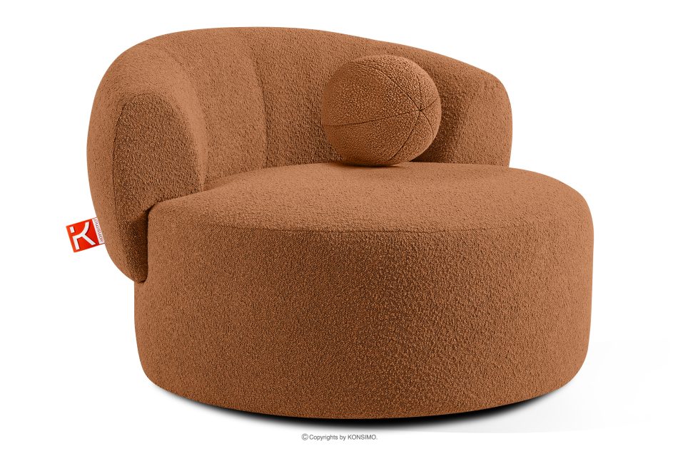 VIRA Sessel Japandi Boucle rot rot - Foto 2