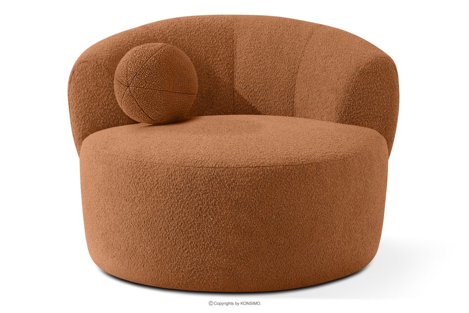 VIRA Sessel Japandi Boucle rot rot - Foto 5