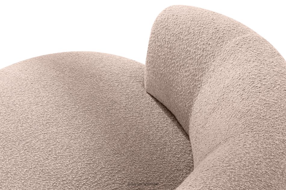 VIRA Japandi Bouclé-Drehsessel rosa rosa - Foto 6