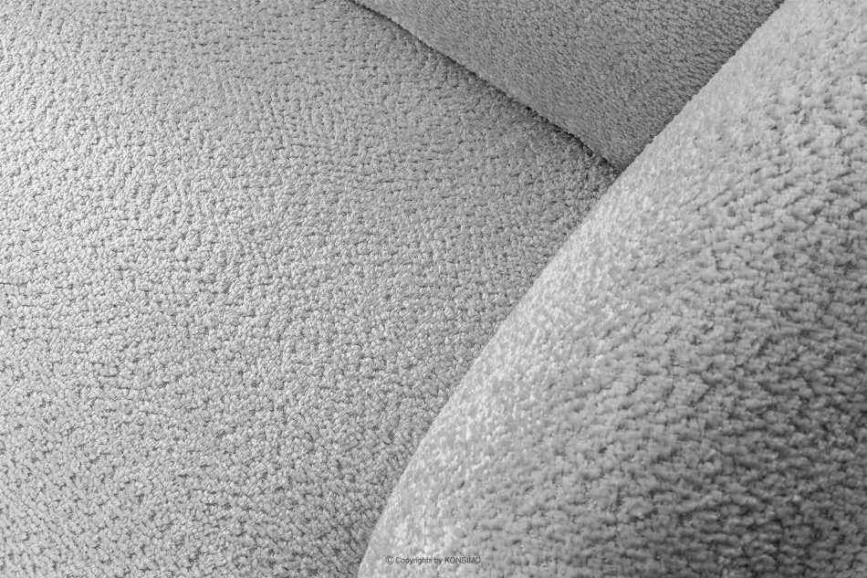 VIRA Sofa für das Wohnzimmer Chenille-Stoff grau grau - Foto 4