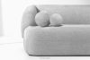 VIRA Sofa für das Wohnzimmer Chenille-Stoff grau grau - Foto 6