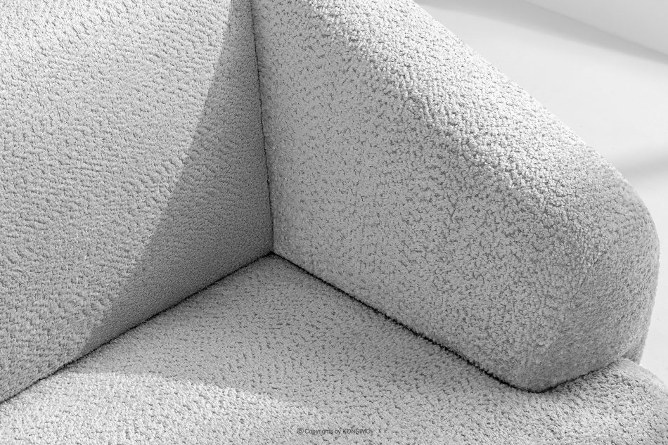 VIRA Sofa für das Wohnzimmer Chenille-Stoff grau grau - Foto 7