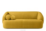Sofa für das Wohnzimmer Chenille-Stoff gelb