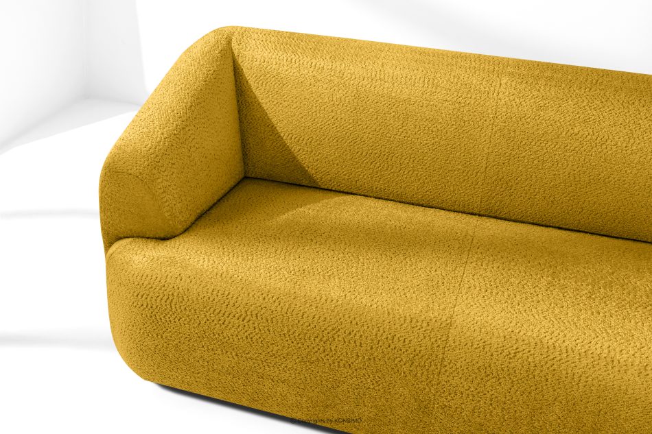 VIRA Sofa für das Wohnzimmer Chenille-Stoff gelb gelb - Foto 6