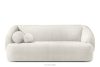 Sofa für das Wohnzimmer Chenille-Stoff weiß