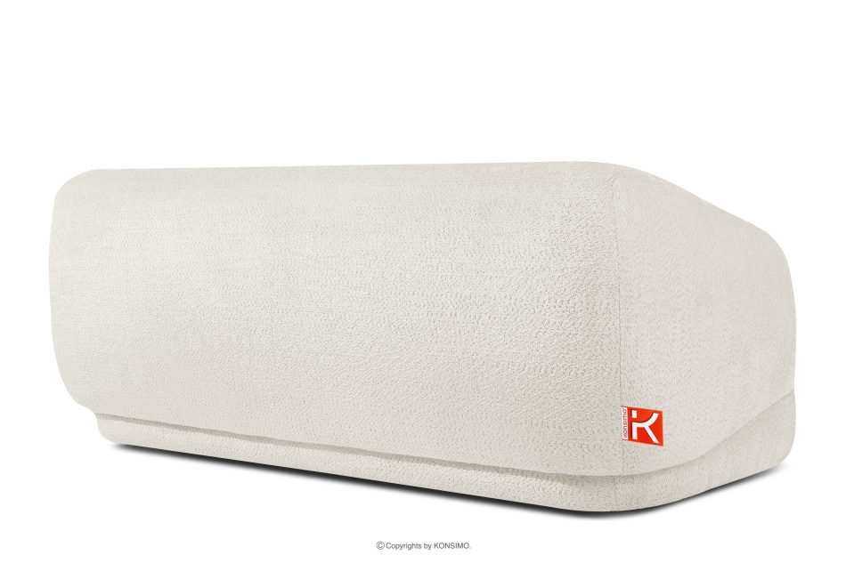 VIRA Sofa für das Wohnzimmer Chenille-Stoff weiß weiß - Foto 3