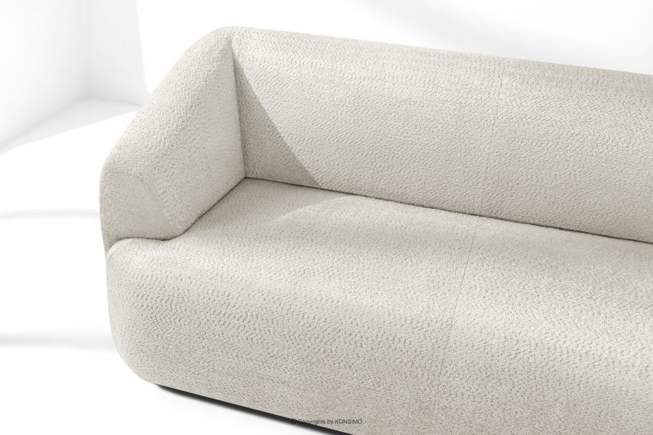 VIRA Sofa für das Wohnzimmer Chenille-Stoff weiß weiß - Foto 6