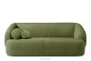 Sofa für das Wohnzimmer Chenille-Stoff oliv
