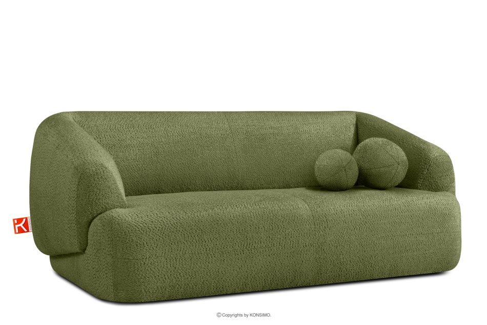 VIRA Sofa für das Wohnzimmer Chenille-Stoff oliv oliv - Foto 2