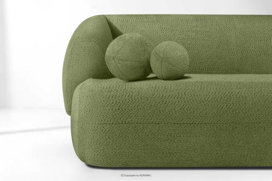 VIRA Sofa für das Wohnzimmer Chenille-Stoff oliv oliv - Foto 5