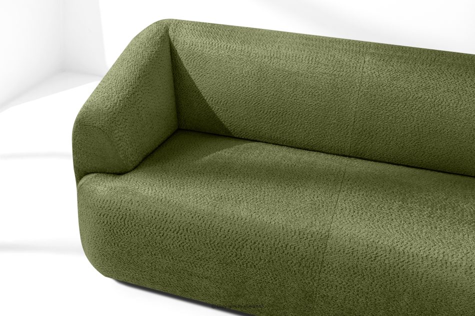 VIRA Sofa für das Wohnzimmer Chenille-Stoff oliv oliv - Foto 6