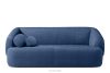 Sofa für das Wohnzimmer Chenille-Stoff blau