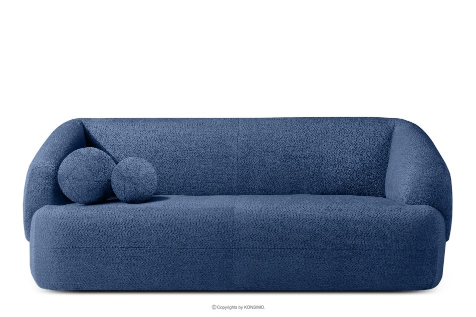 VIRA Sofa für das Wohnzimmer Chenille-Stoff blau blau - Foto 0