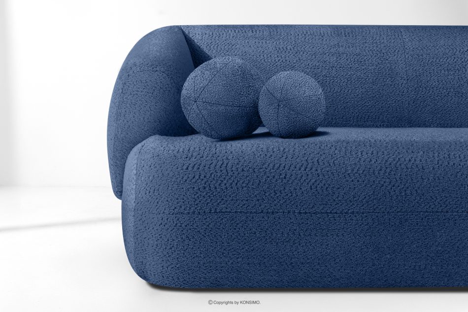 VIRA Sofa für das Wohnzimmer Chenille-Stoff blau blau - Foto 5