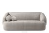 Sofa für das Wohnzimmer Chenille-Stoff kühles Braun