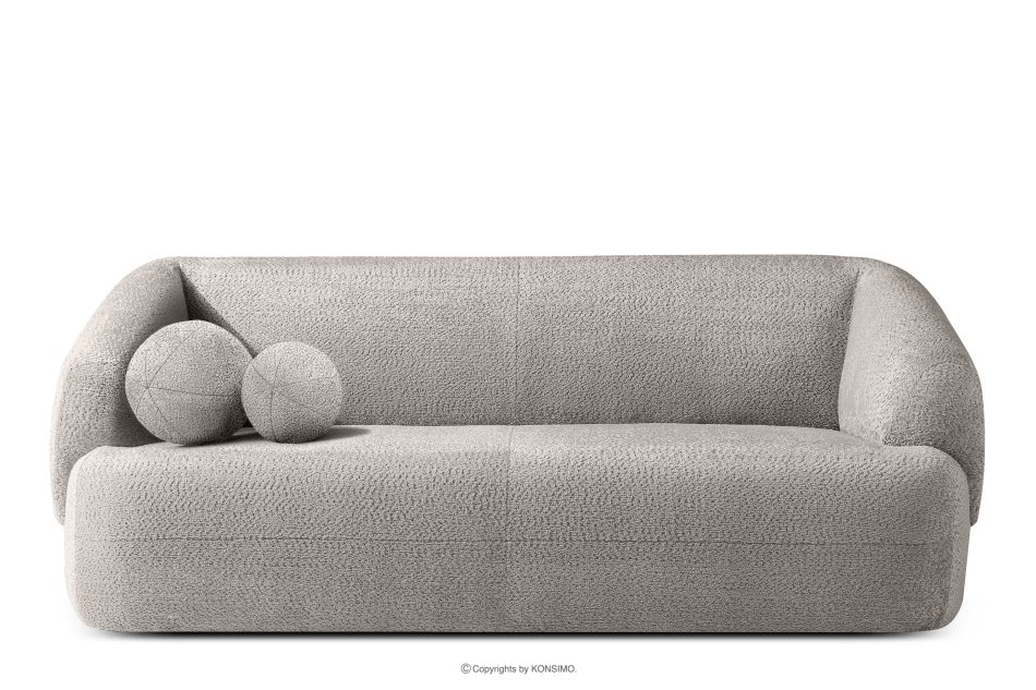 VIRA Sofa für das Wohnzimmer Chenille-Stoff kühles Braun kühles Braun - Foto 0