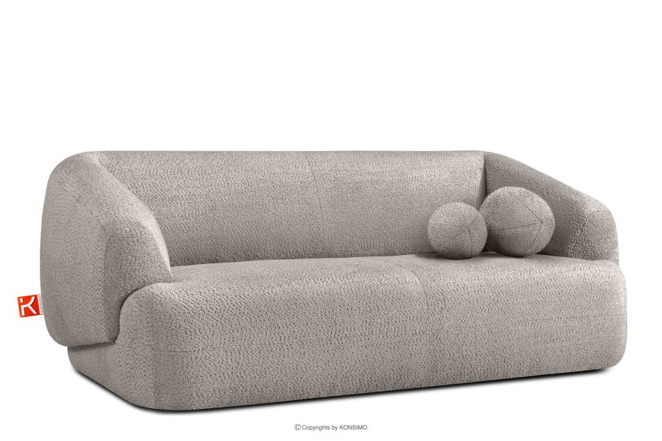 VIRA Sofa für das Wohnzimmer Chenille-Stoff kühles Braun kühles Braun - Foto 2